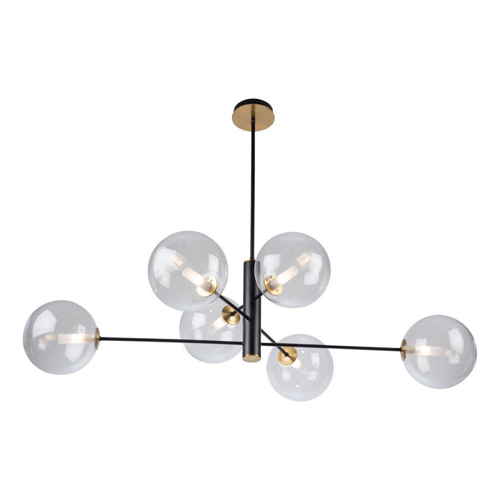Artcraft Aurelia AC11766VB Chandelier Light - Matte Black & Brass