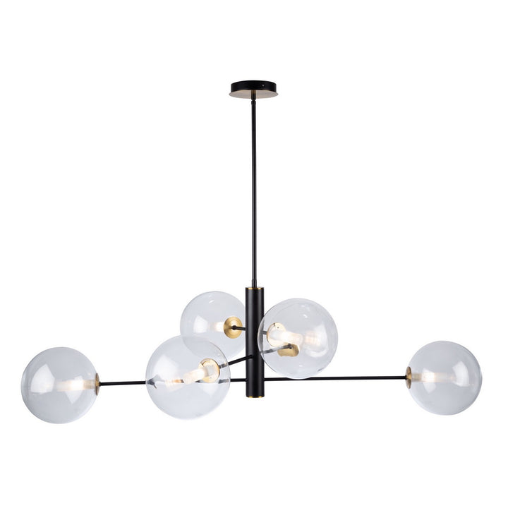 Artcraft Aurelia AC11766VB Chandelier Light - Matte Black & Brass