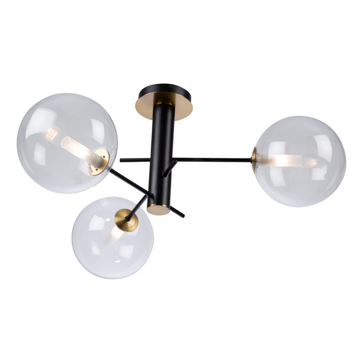 Artcraft Aurelia AC11763VB Ceiling Light - Matte Black & Brass