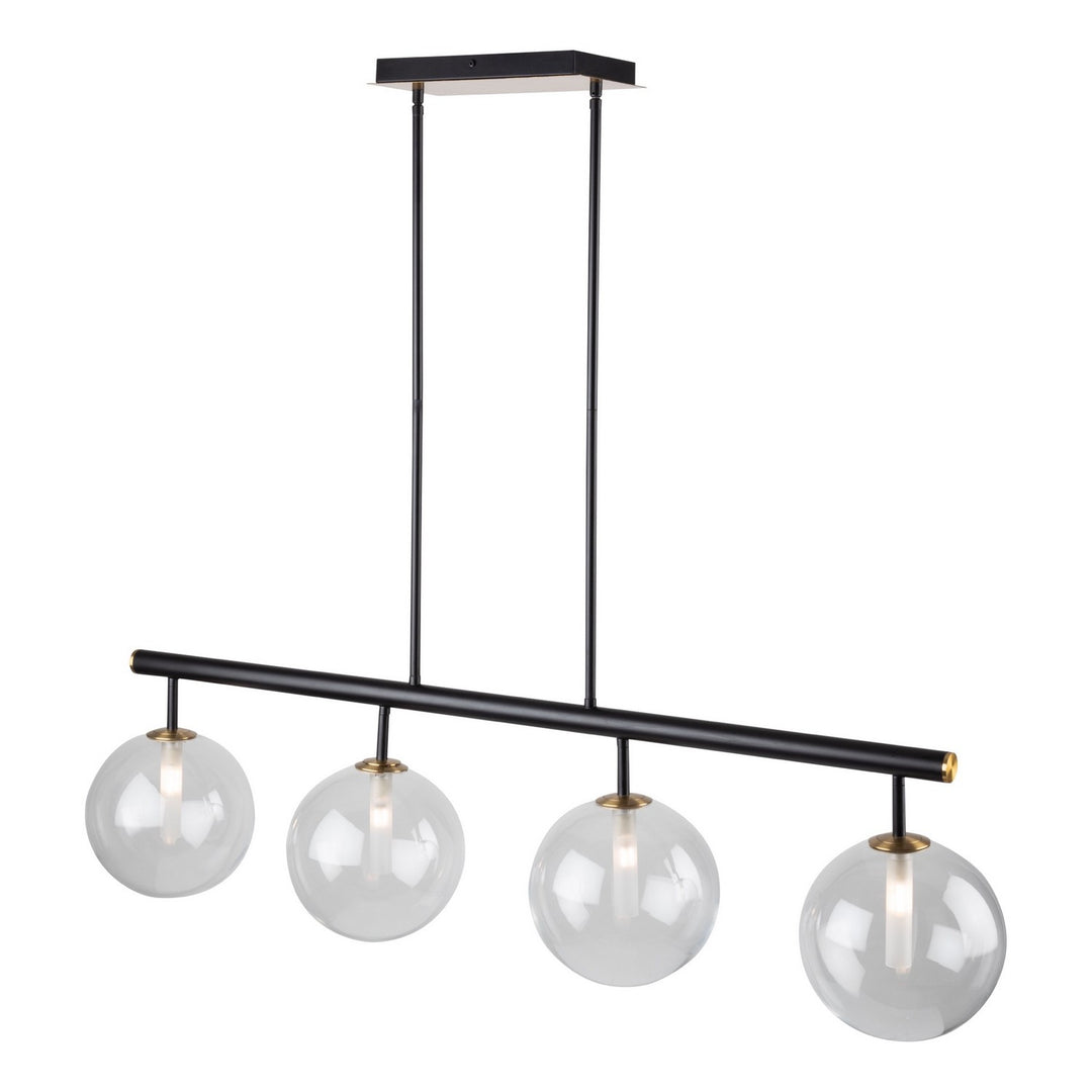 Artcraft Aurelia AC11764VB Pendant Light - Matte Black & Brass