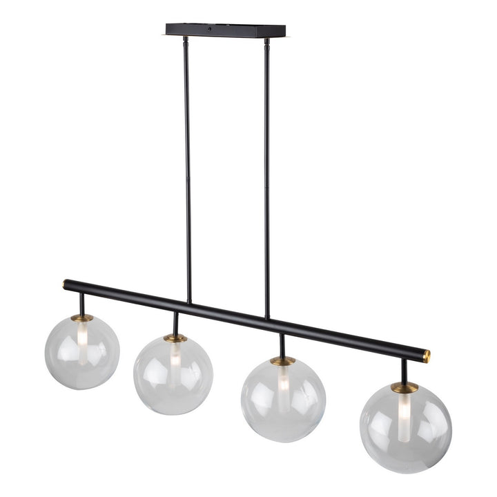 Artcraft Aurelia AC11764VB Pendant Light - Matte Black & Brass