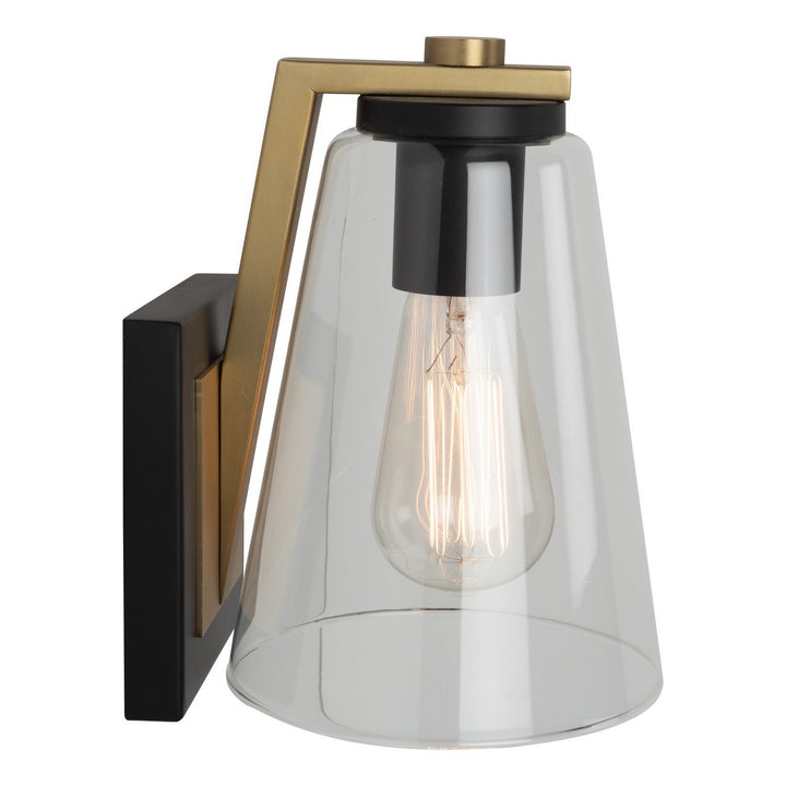 Artcraft Treviso AC11791BB Wall Light - Black & Brass