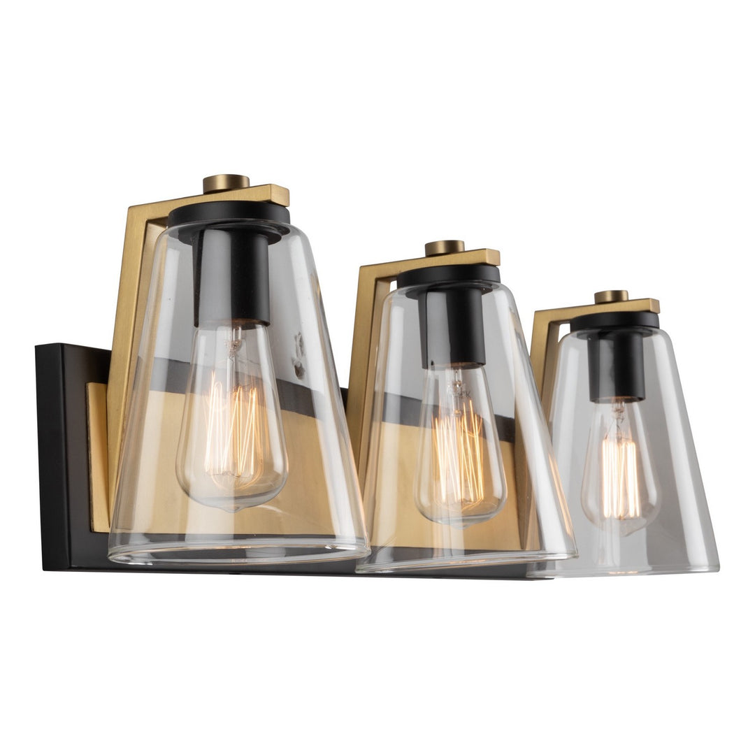 Artcraft Treviso AC11793BB Bath Vanity Light 26 in. wide - Black & Brass