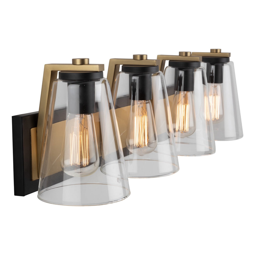 Artcraft Treviso AC11794BB Bath Vanity Light 31 in. wide - Black & Brass