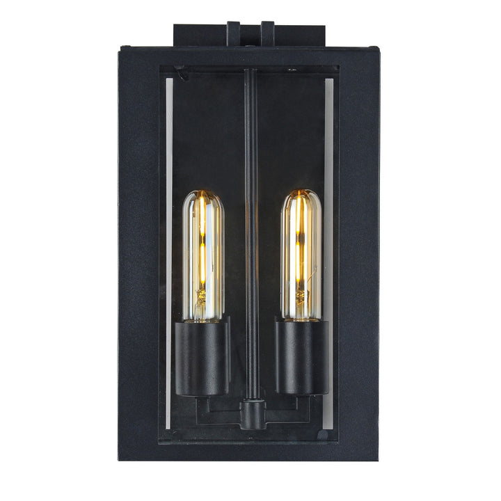 Artcraft Lighting AC8790BK Waterville Two Light Outdoor Wall Mount Outdoor Black