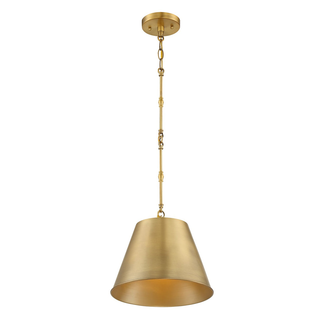 Savoy House Alden 7-232-1-322 Pendant Light - Warm Brass
