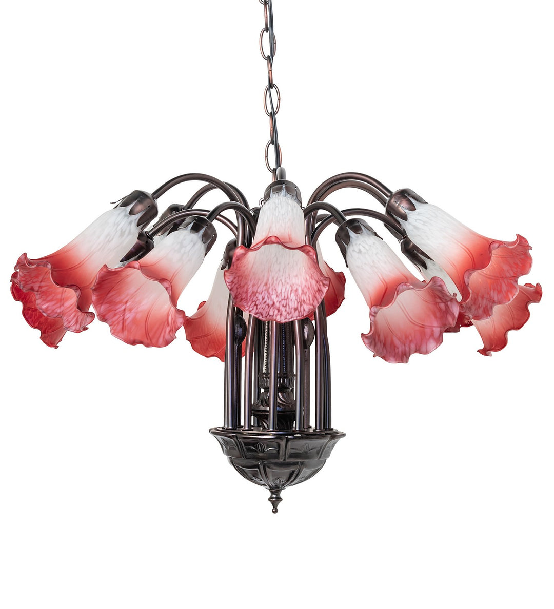 Meyda Tiffany Pink/White 130935 Chandelier Light -