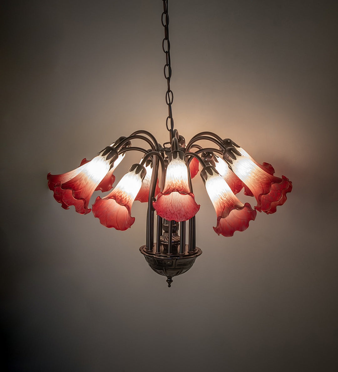 Meyda Tiffany Pink/White 130935 Chandelier Light -