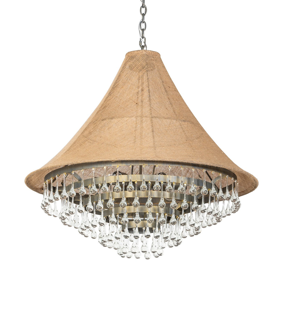 Meyda Tiffany Mosier 242372 Chandelier Light - Antique Brass