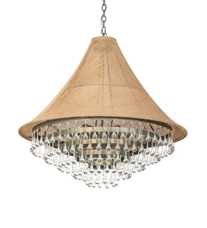 Meyda Tiffany Mosier 242372 Chandelier Light - Antique Brass