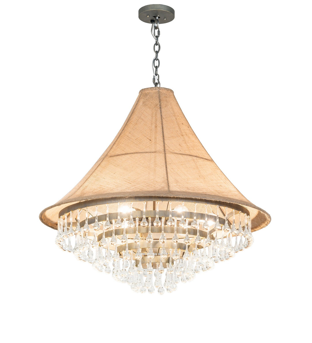 Meyda Tiffany Mosier 242372 Chandelier Light - Antique Brass