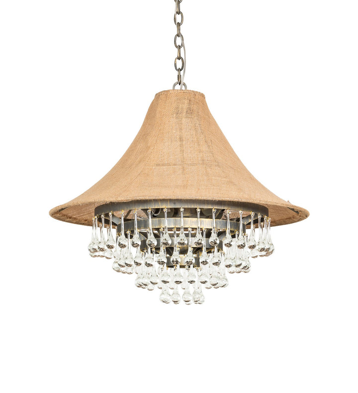Meyda Tiffany Mosier 242373 Chandelier Light - Antique Brass