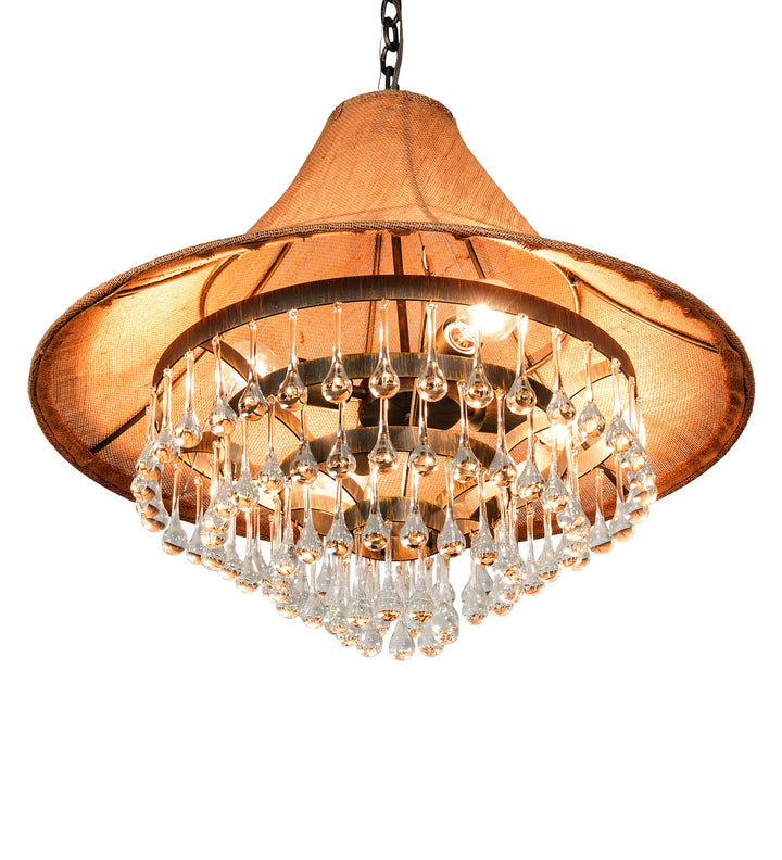 Meyda Tiffany Mosier 242373 Chandelier Light - Antique Brass