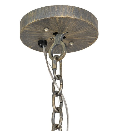 Meyda Tiffany Mosier 242375 Chandelier Light - Antique Brass