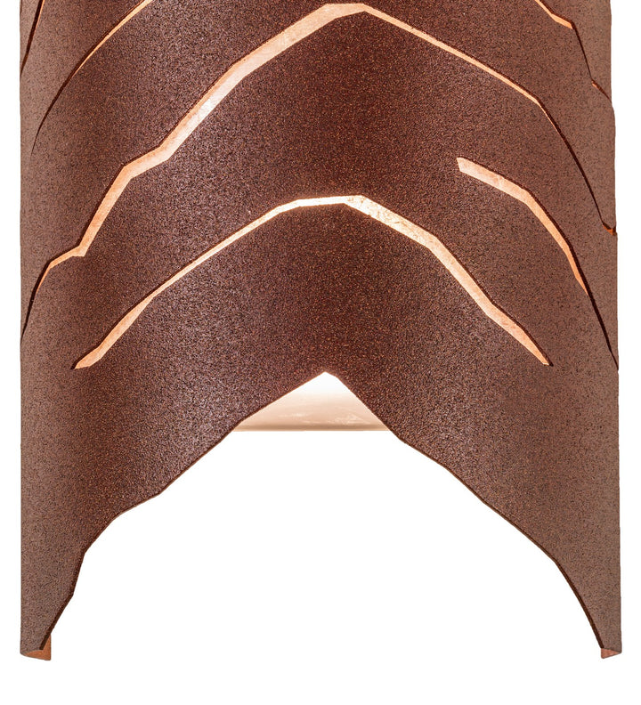 Meyda Tiffany Wavey 257961 Wall Light - Rust