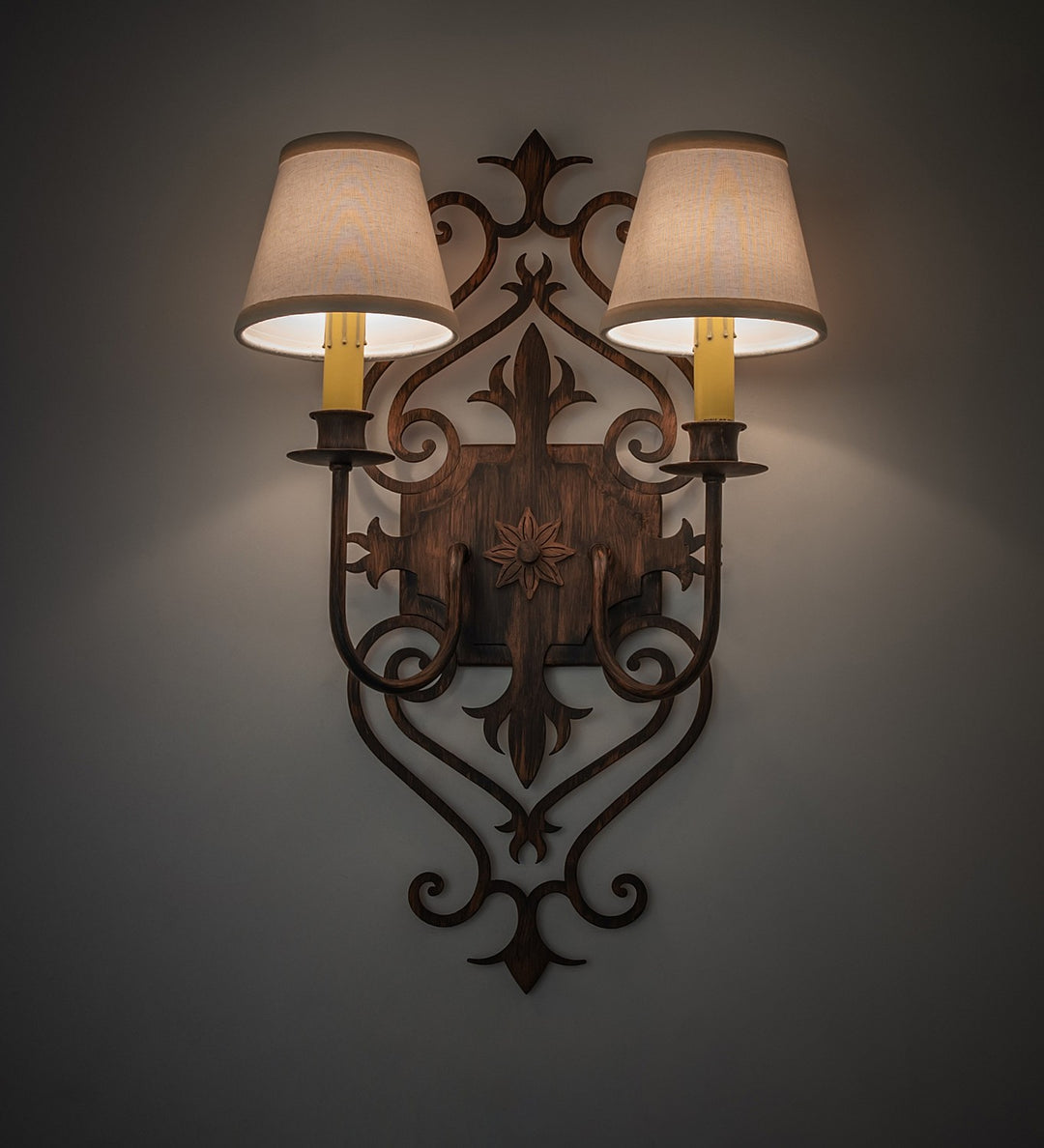 Meyda Tiffany Louisa 259504 Wall Light - Bronze