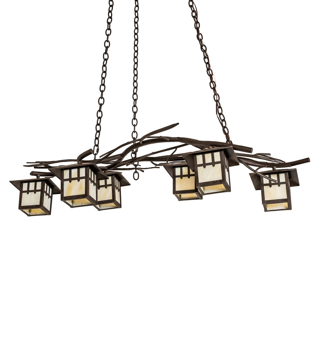 Meyda Tiffany Winter Solstice 261726 Pendant Light - Oil Rubbed Bronze