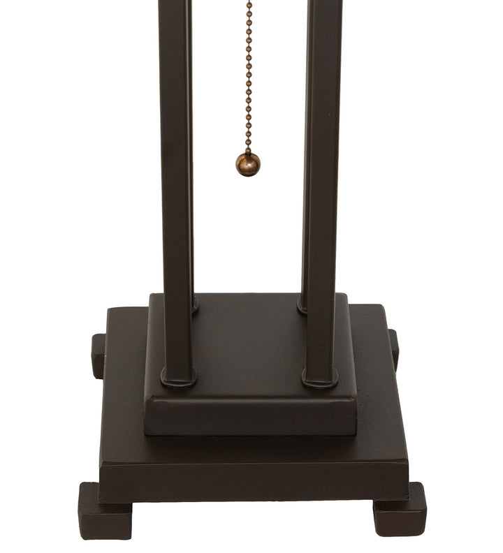 Meyda Tiffany Lighting 262040 Column Mission Two Light Table Base Utility Light Bronze / Dark