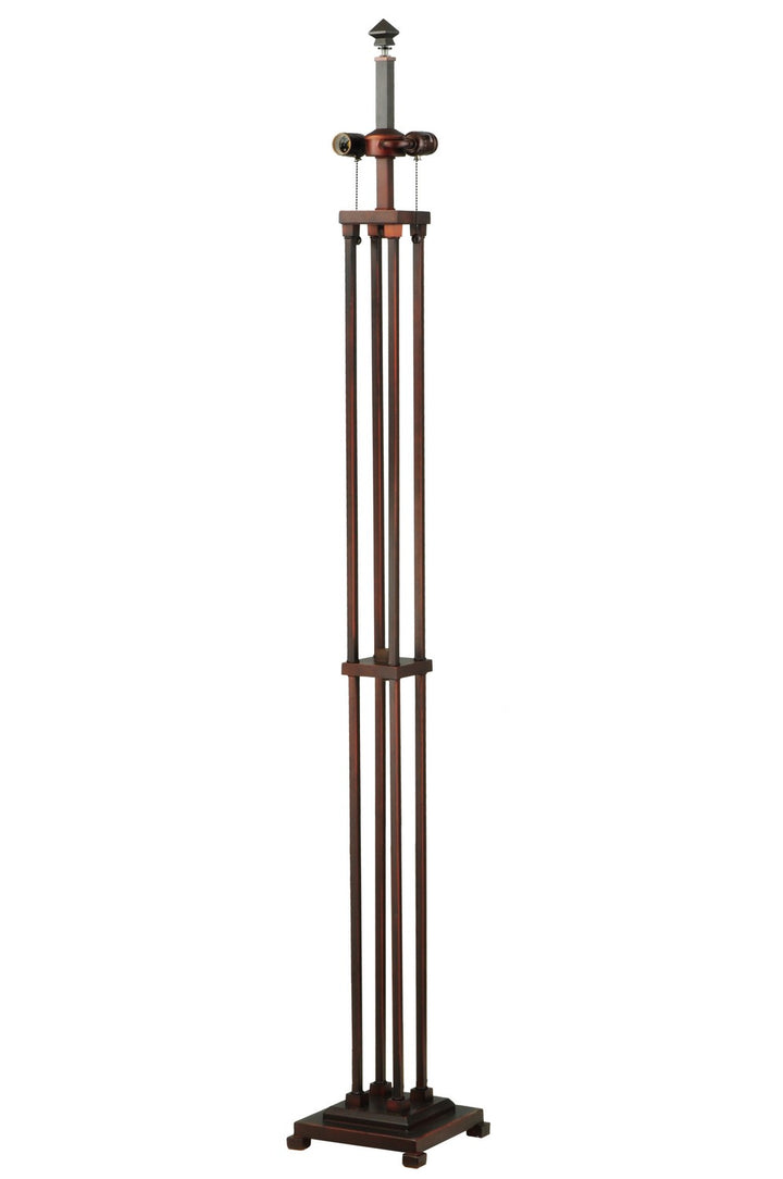 Meyda Tiffany Lighting 262581 Poker Face Two Light Floor Lamp Lamp Bronze / Dark