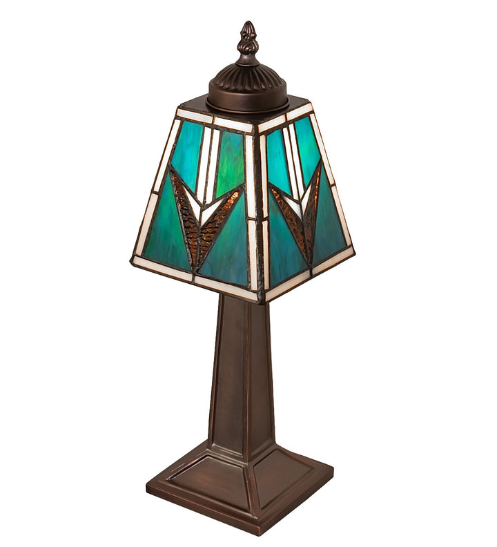 Meyda Tiffany Lighting 262777 Valencia Mission One Light Mini Lamp Lamp Bronze / Dark