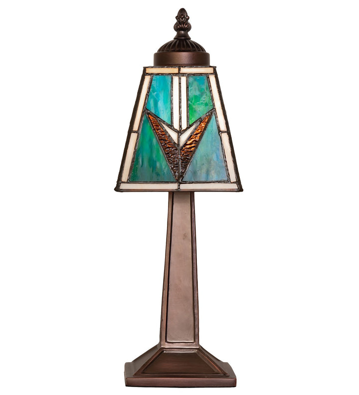 Meyda Tiffany Lighting 262777 Valencia Mission One Light Mini Lamp Lamp Bronze / Dark