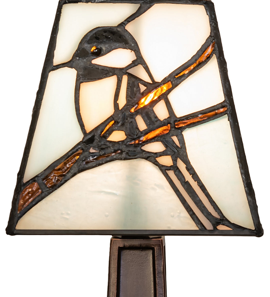 Meyda Tiffany Lighting 262793 Backyard Friends One Light Mini Lamp Lamp Bronze / Dark