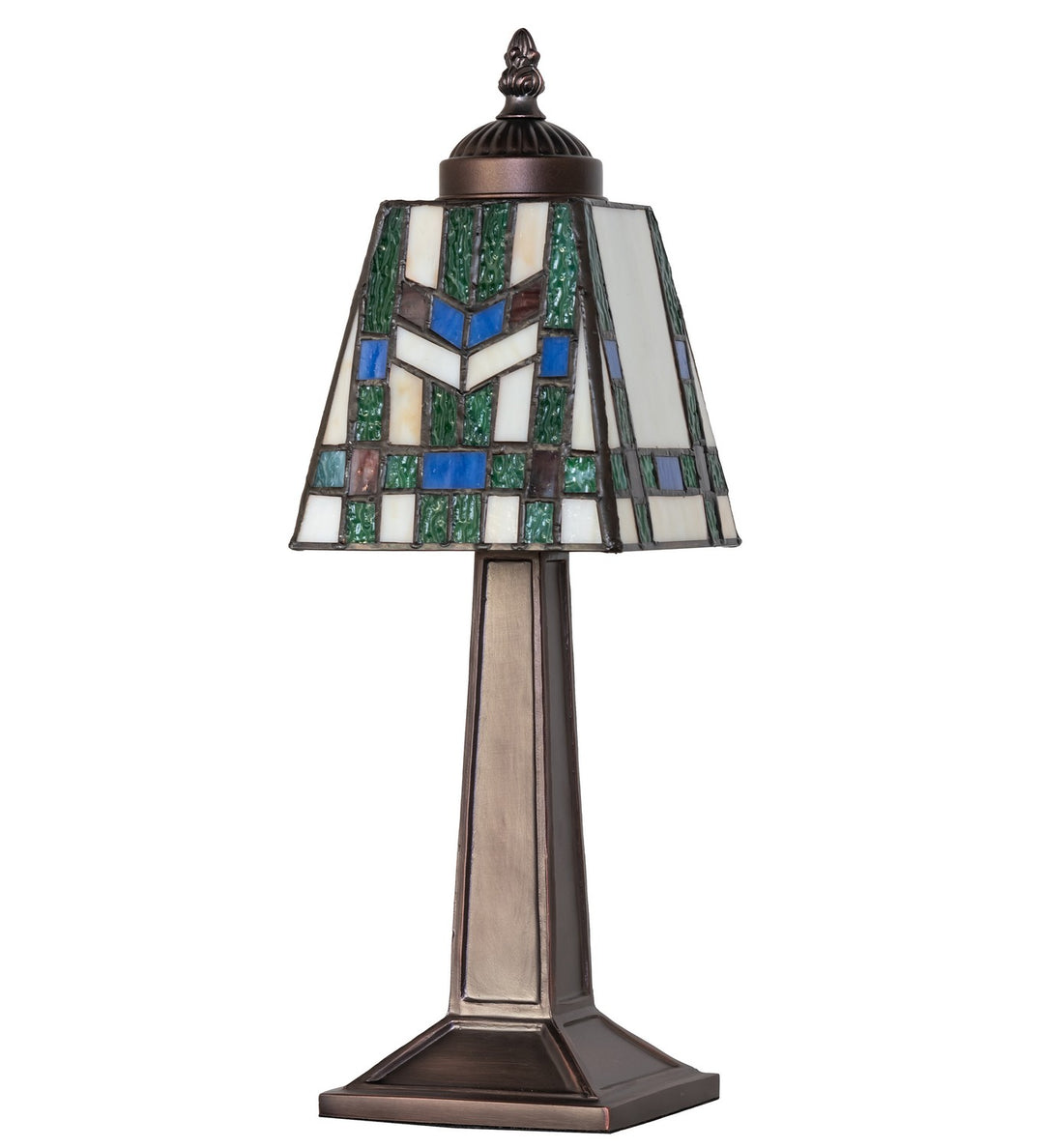 Meyda Tiffany Lighting 262810 Prairie Wheat One Light Mini Lamp Lamp Bronze / Dark