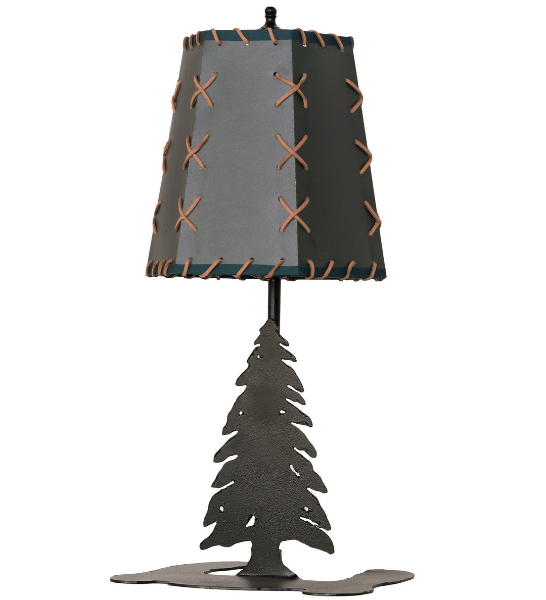 Meyda Tiffany Lighting 263175 Greenwood One Light Mini Lamp Lamp Bronze / Dark