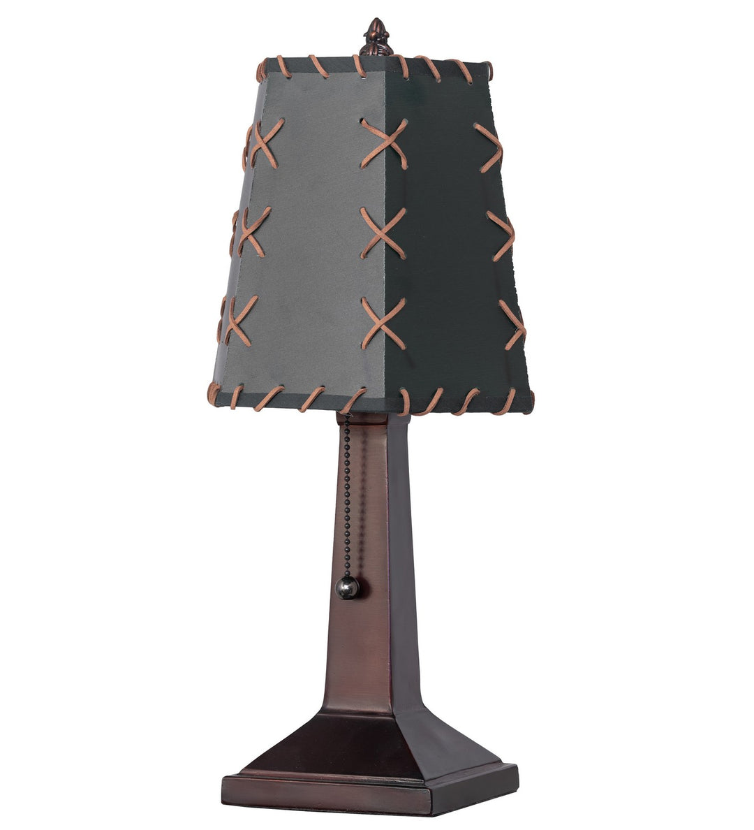 Meyda Tiffany Lighting 263177 Greenwood One Light Mini Lamp Lamp Bronze / Dark