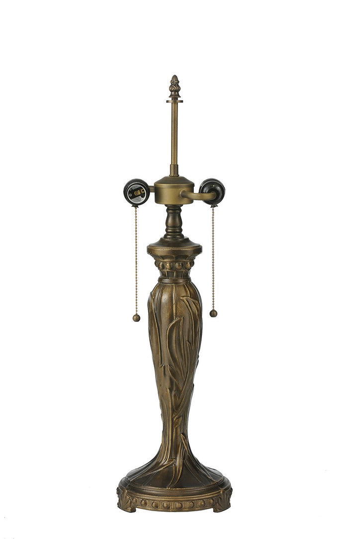 Meyda Tiffany Lighting 263202 Handel Grapevine Two Light Table Lamp Lamp Bronze / Dark