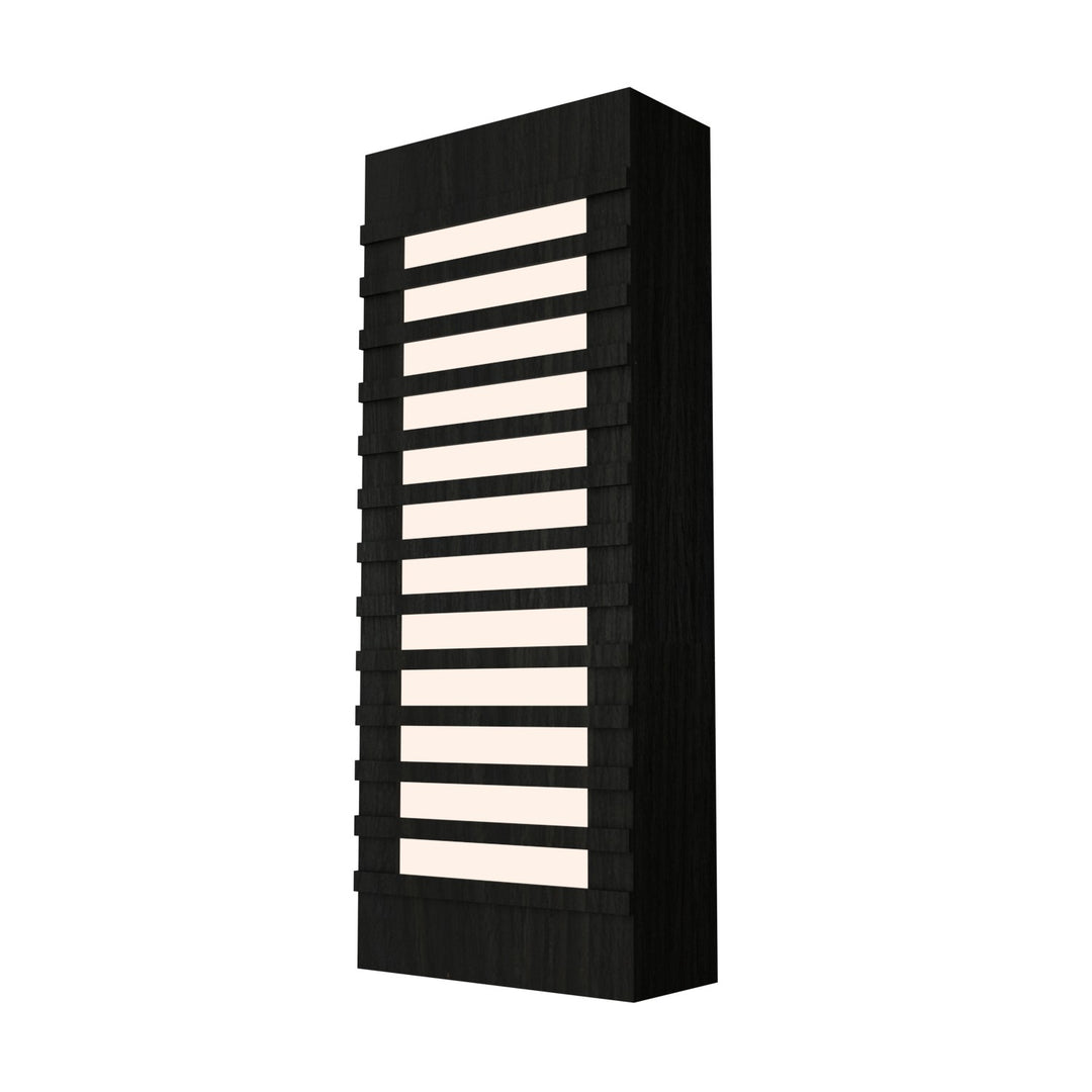 Accord Slatted 472LED.44 Wall Light - Charcoal