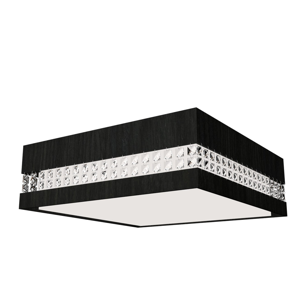 Accord Crystals 5027CLED.44 Ceiling Light - Charcoal