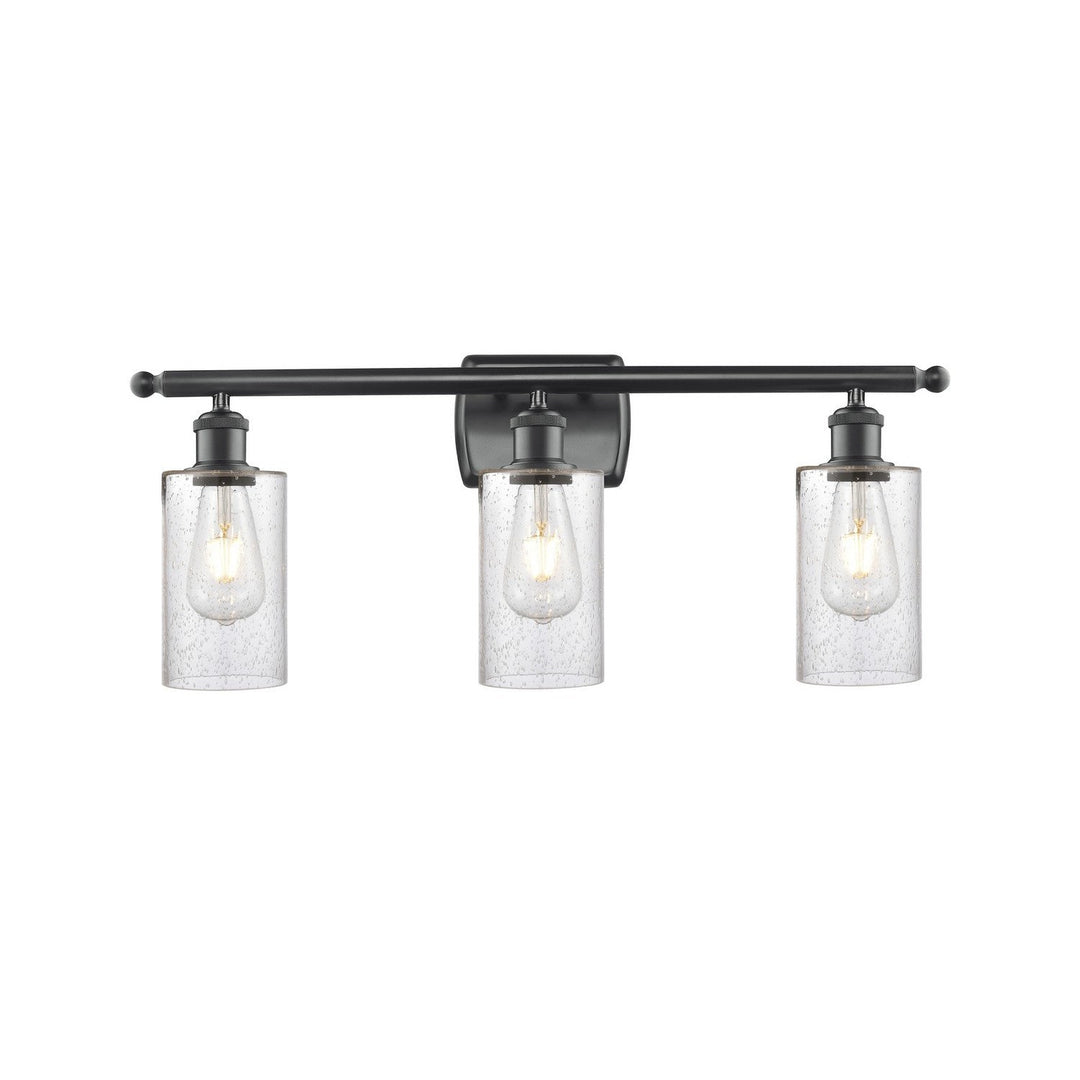 Innovations Ballston 516-3W-BK-G804 Bath Vanity Light 26 in. wide - Matte Black
