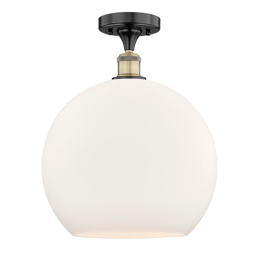 Innovations Edison 616-1F-BAB-G121-14 Ceiling Light - Black Antique Brass