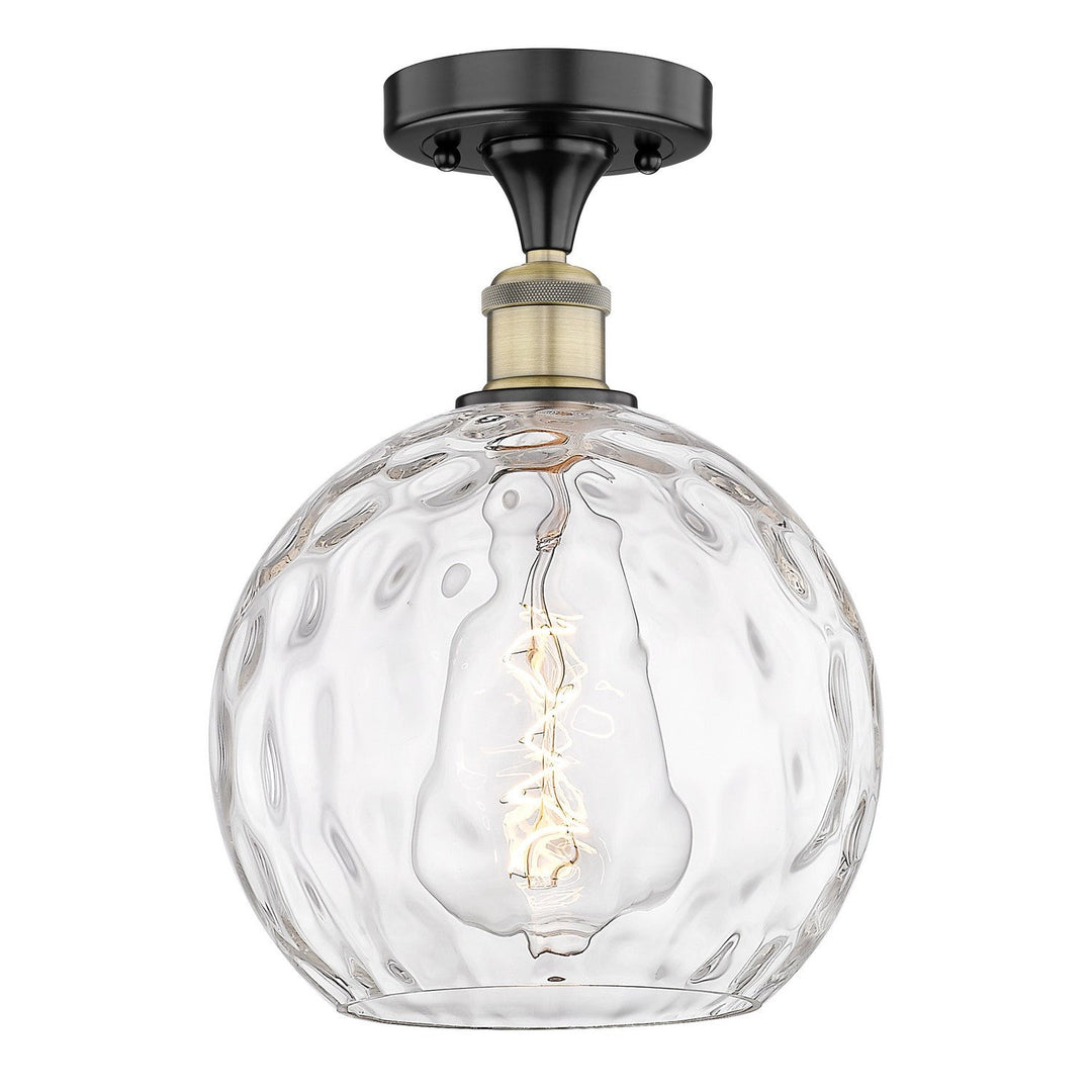 Innovations Edison 616-1F-BAB-G1215-10 Ceiling Light - Black Antique Brass