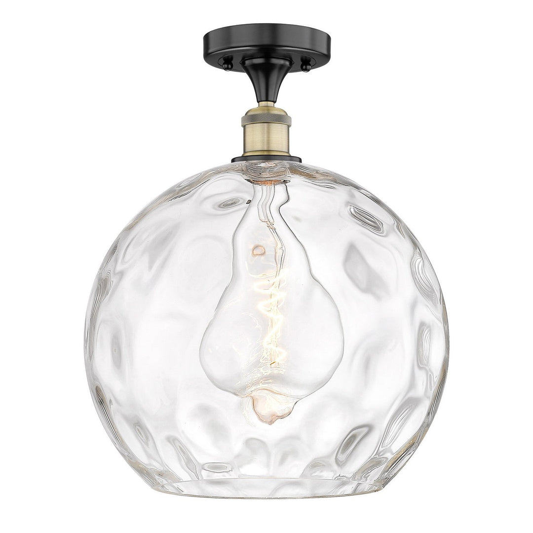 Innovations Edison 616-1F-BAB-G1215-14 Ceiling Light - Black Antique Brass