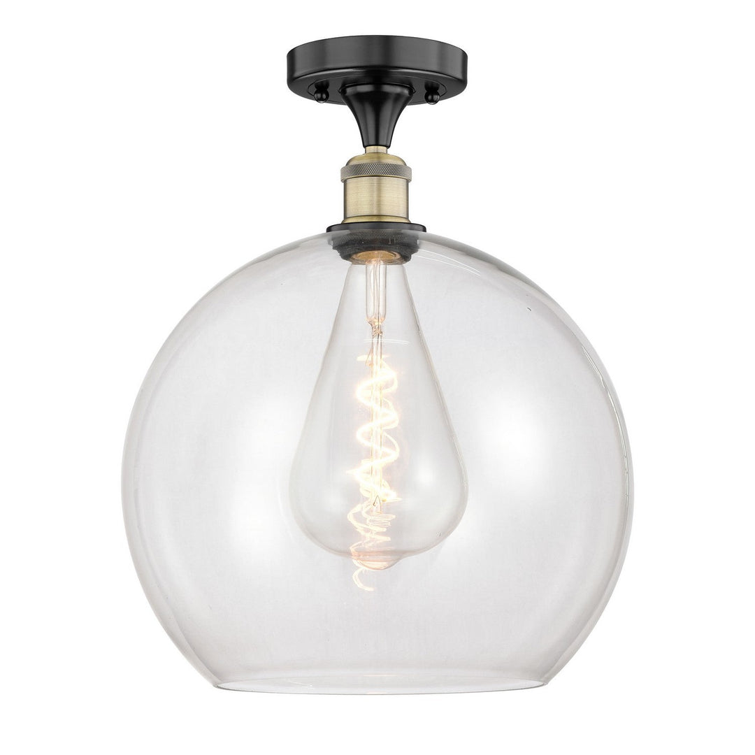 Innovations Edison 616-1F-BAB-G122-14 Ceiling Light - Black Antique Brass