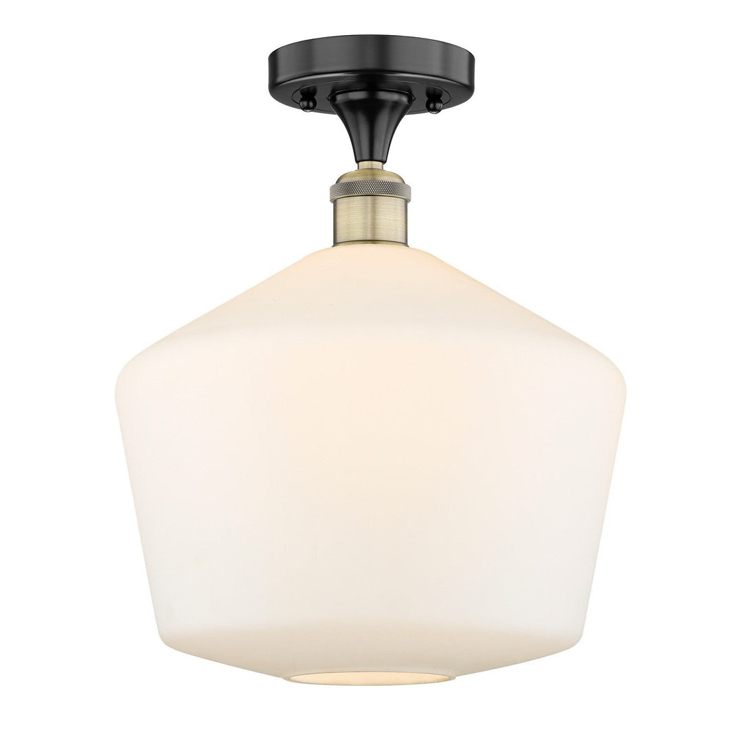 Innovations Edison 616-1F-BAB-G651-12 Ceiling Light - Black Antique Brass