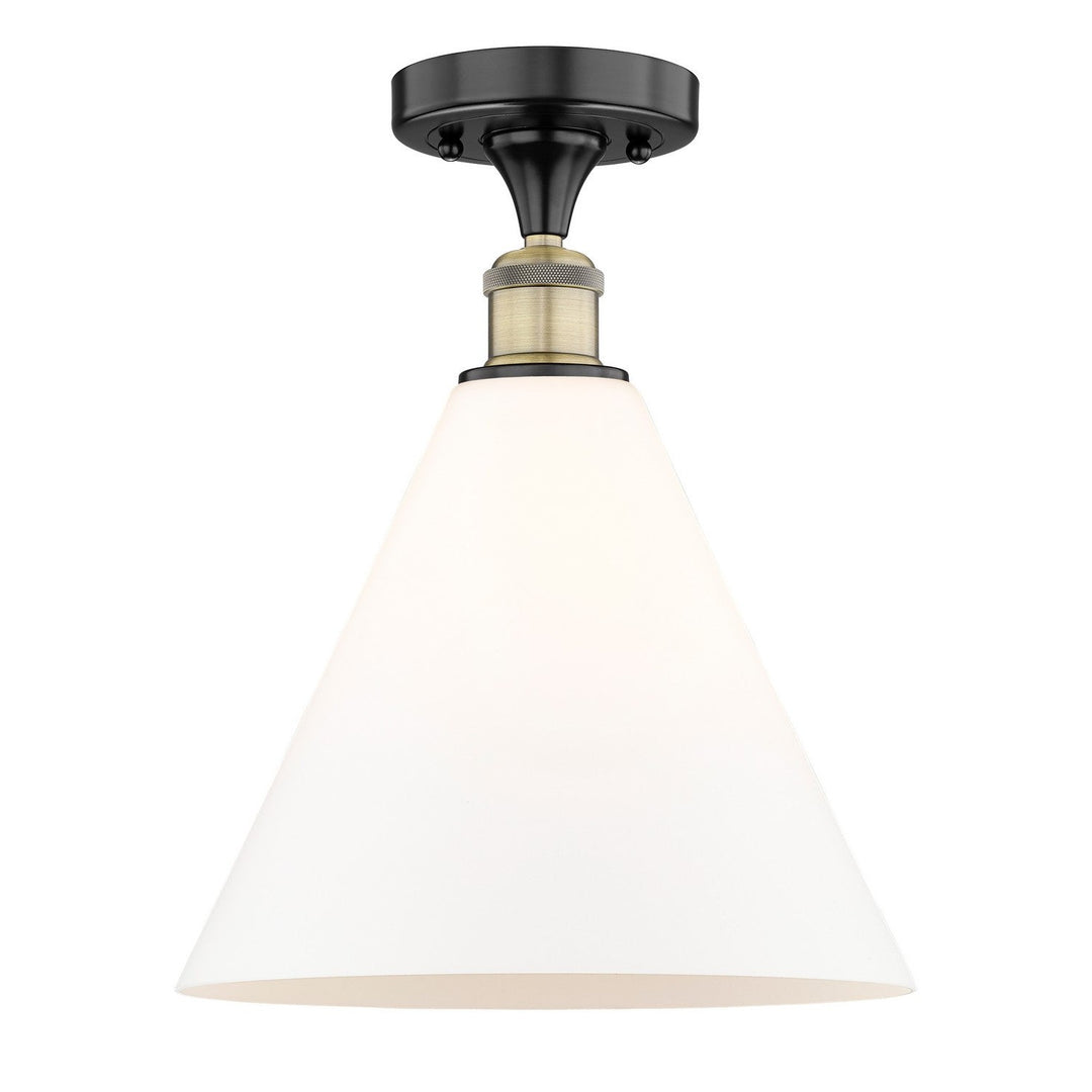 Innovations Edison 616-1F-BAB-GBC-121 Ceiling Light - Black Antique Brass