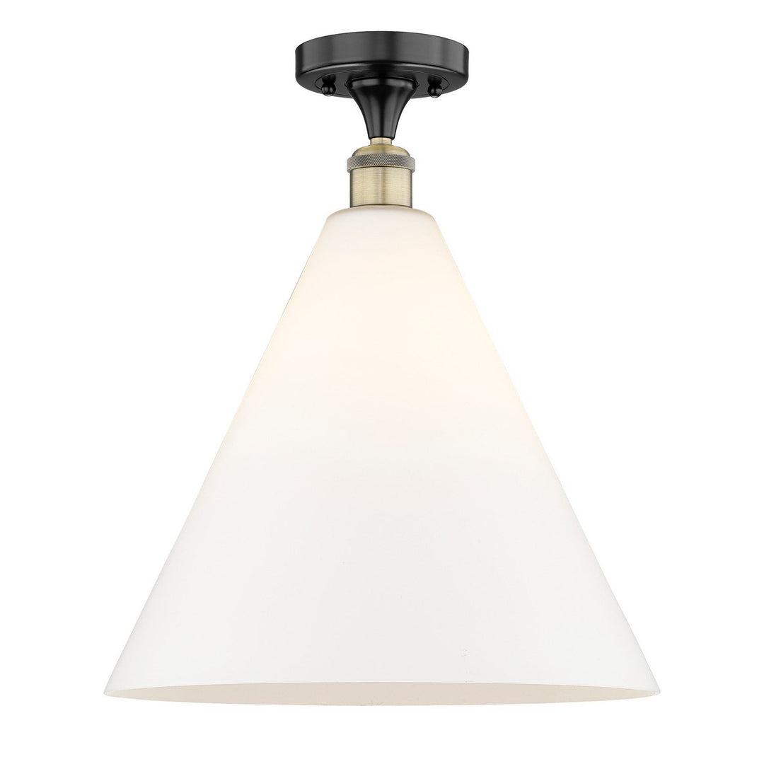 Innovations Edison 616-1F-BAB-GBC-161 Ceiling Light - Black Antique Brass