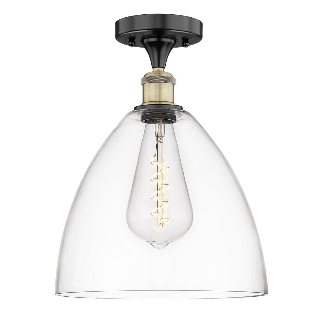 Innovations Edison 616-1F-BAB-GBD-122 Ceiling Light - Black Antique Brass