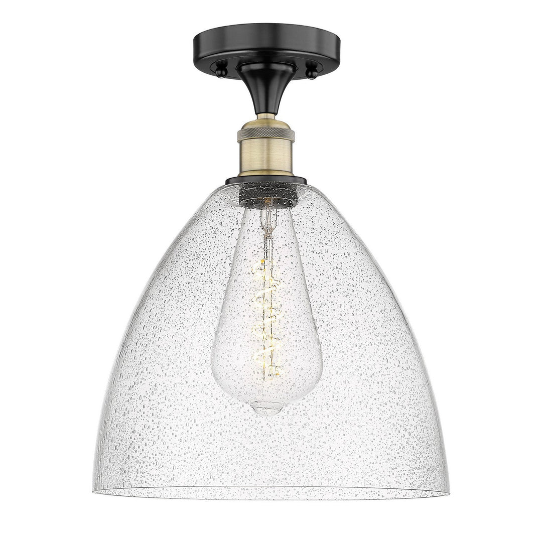 Innovations Edison 616-1F-BAB-GBD-124 Ceiling Light - Black Antique Brass