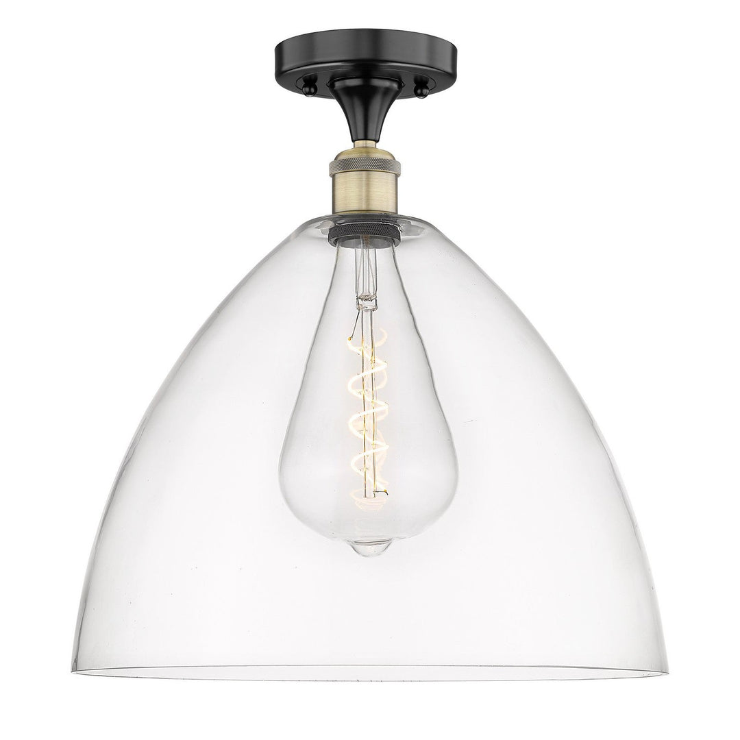 Innovations Edison 616-1F-BAB-GBD-162 Ceiling Light - Black Antique Brass