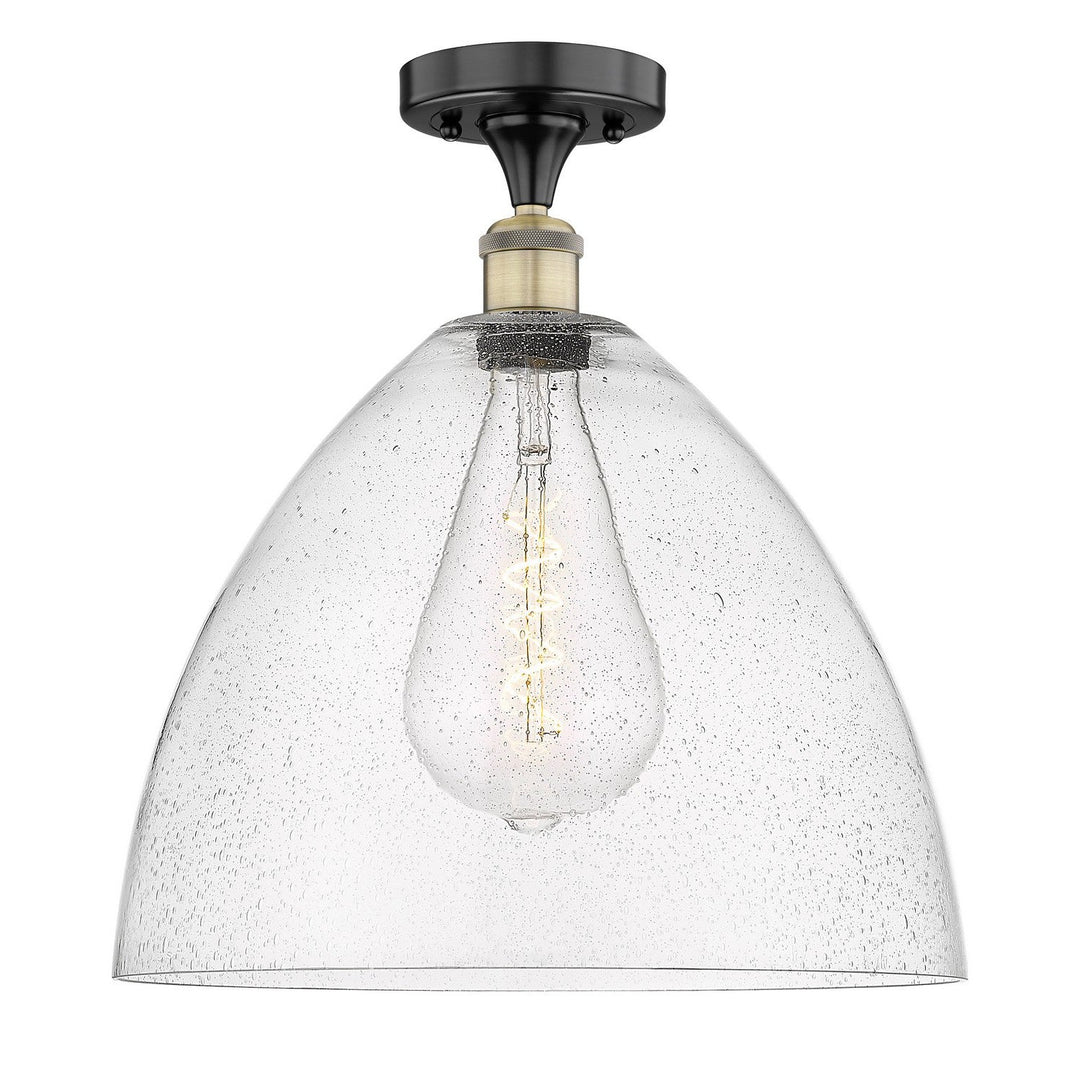 Innovations Edison 616-1F-BAB-GBD-164 Ceiling Light - Black Antique Brass