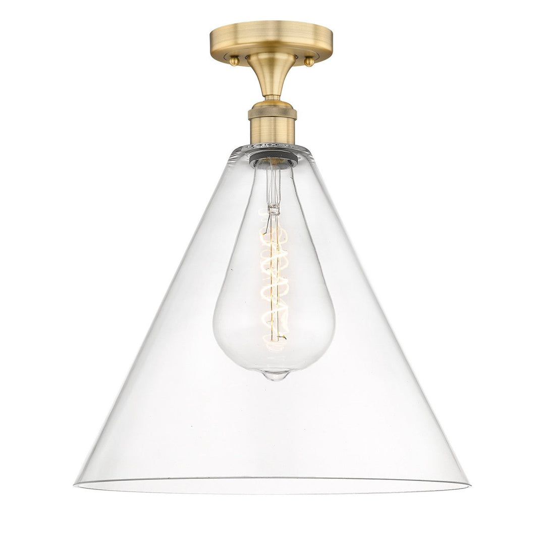 Innovations Edison 616-1F-BB-GBC-162 Ceiling Light - Brushed Brass