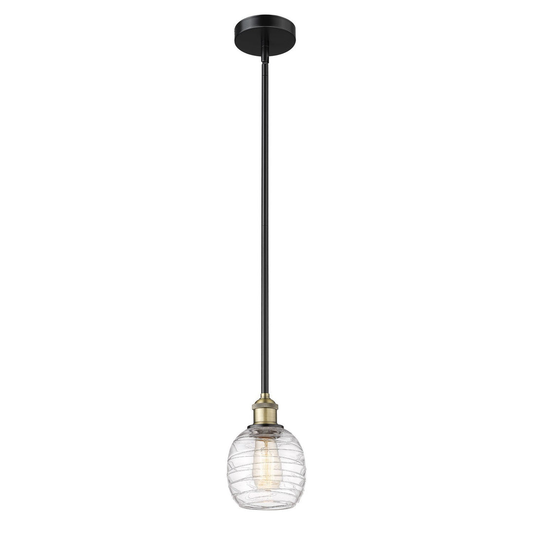 Innovations Edison 616-1S-BAB-G1013 Pendant Light - Black Antique Brass