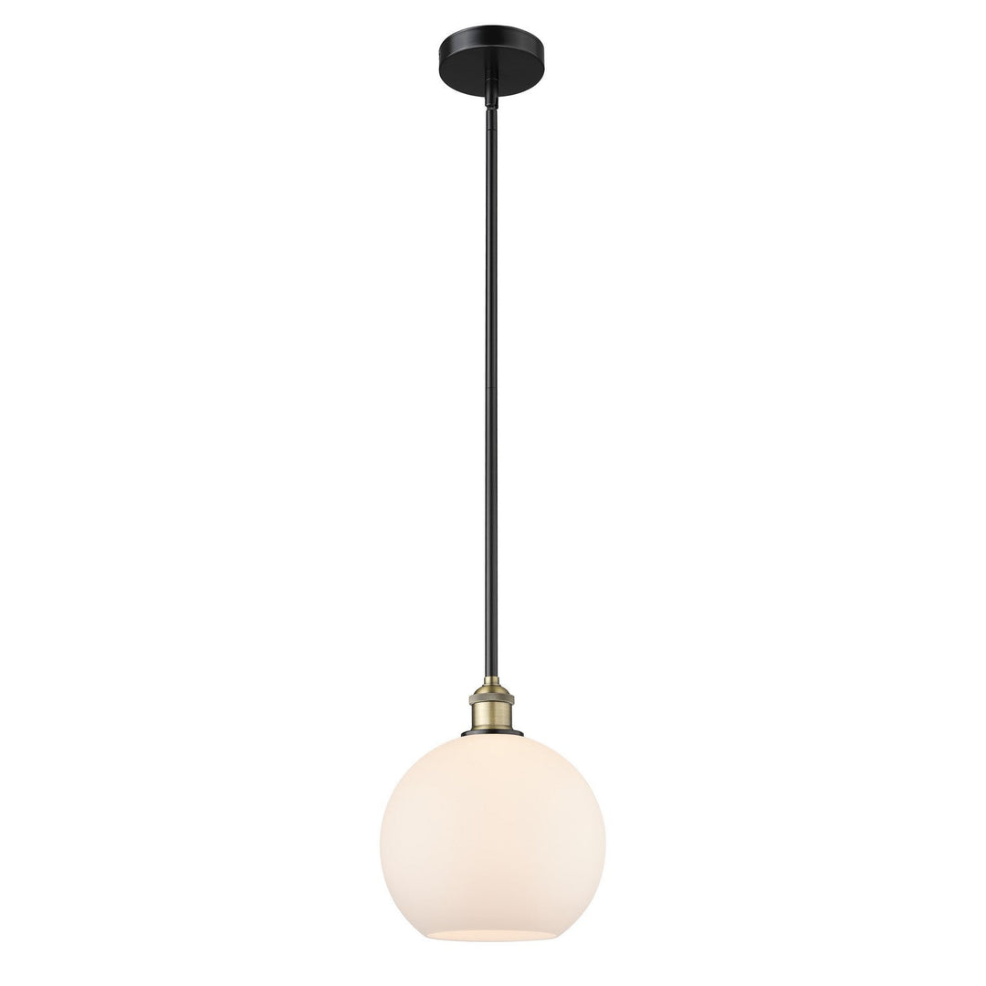 Innovations Edison 616-1S-BAB-G121-10 Pendant Light - Black Antique Brass