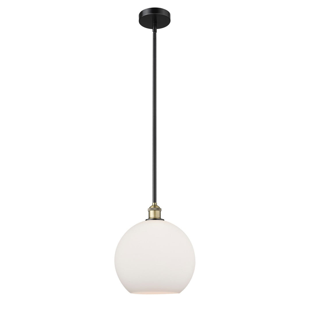 Innovations Edison 616-1S-BAB-G121-12 Pendant Light - Black Antique Brass