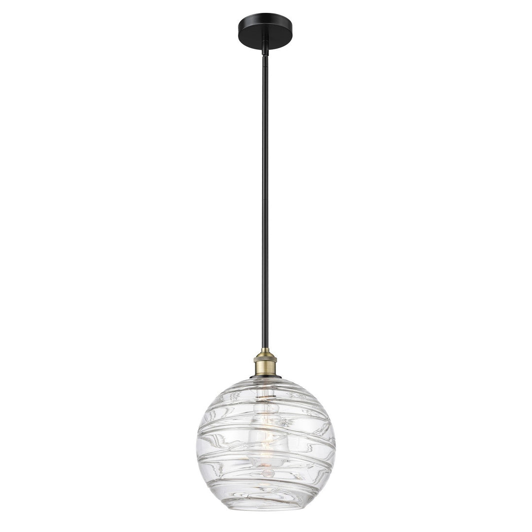 Innovations Edison 616-1S-BAB-G1213-12 Pendant Light - Black Antique Brass