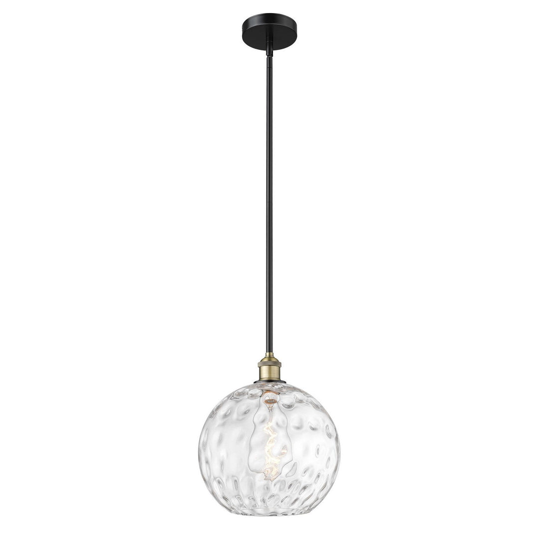 Innovations Edison 616-1S-BAB-G1215-12 Pendant Light - Black Antique Brass